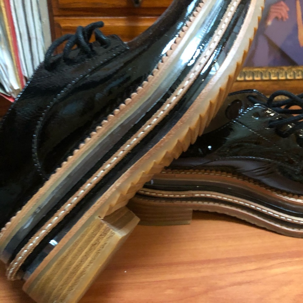 Jeffrey Campbell patent oxfords